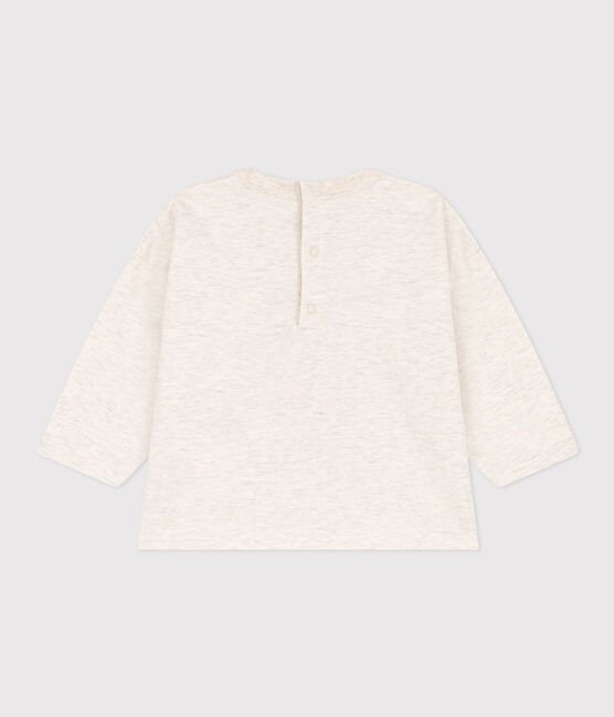 Tee-shirt manches longues en jersey bébé beige MONTELIMAR CHINE