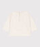 Tee-shirt manches longues en jersey bébé beige MONTELIMAR CHINE