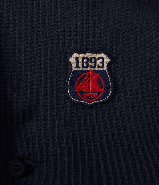 Veste garçon en jersey lourd bleu SMOKING