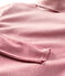 Sous-pull iconique en coton rayé Femme rouge SANGRIA/ MARSHMALLOW