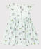 Robe manches courtes bébé fille imprimée blanc MARSHMALLOW/blanc MULTICO