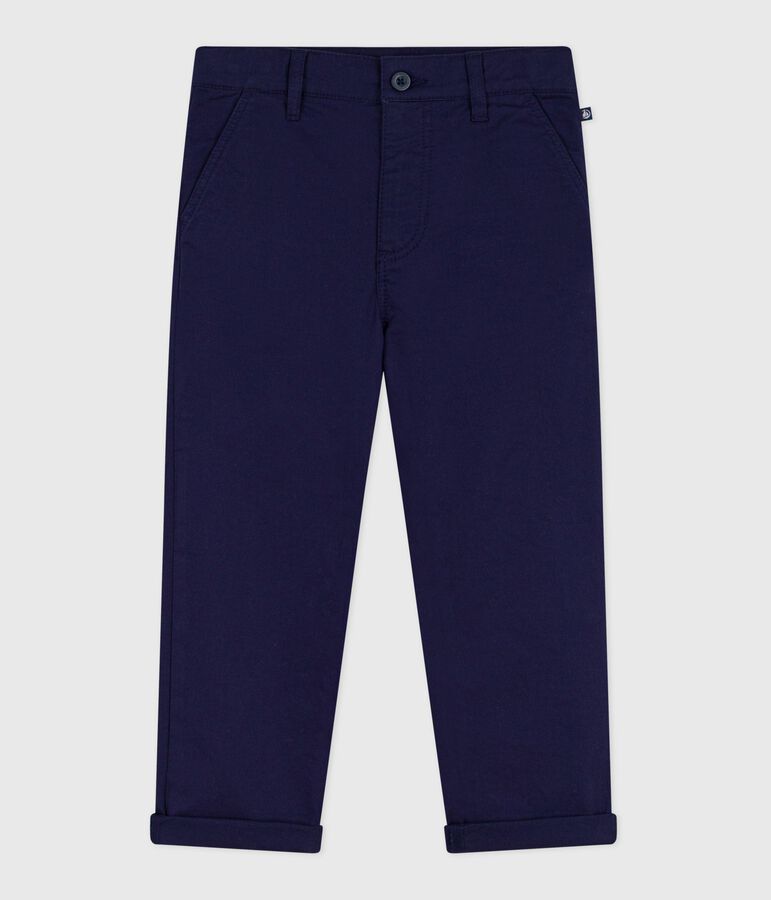 Pantalon enfant en coton bleu SOIR