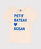 Tee-shirt imprimé manches courtes enfant fille bleu AVALANCHE/blanc PERSE
