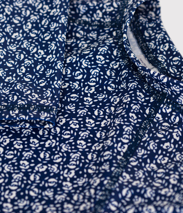 Tee-shirt anti-UV enfant fille INCOGNITO/ MARSHMALLOW