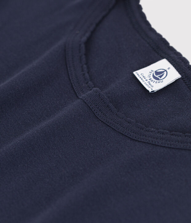 Tee-shirt L'ICONIQUE cocotte en coton bio Femme bleu marine