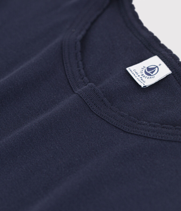 Tee-shirt L'ICONIQUE cocotte en coton bio Femme bleu SMOKING