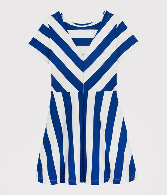 Robe rayée Femme bleu SURF/blanc MARSHMALLOW