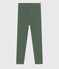 Legging en jersey élasthanne enfant fille vert CROCO