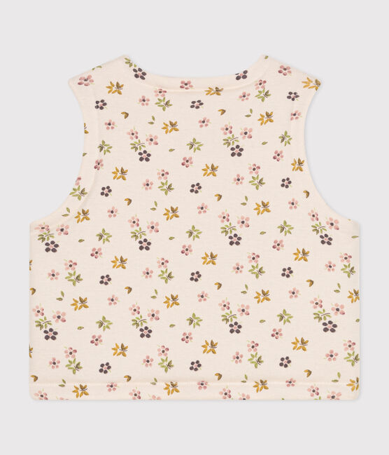 GILET SANS MANCHE REVERSIBLE EN COTON BÉBÉ beige AVALANCHE/ CUIVRE