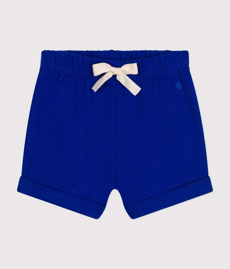 Short en jersey l&eacute;ger b&eacute;b&eacute; bleu SURF