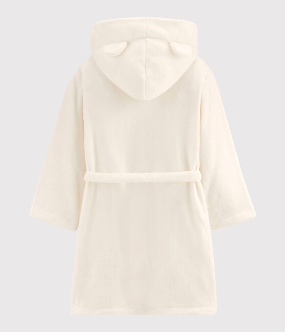 Robe de chambre petit garçon en polaire blanc MARSHMALLOW