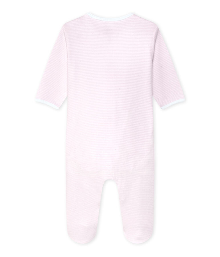 Bodyjama B&eacute;b&eacute; mixte rose VIENNE/blanc ECUME