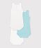 Lot de 3 bodies d&eacute;bardeurs b&eacute;b&eacute; multicouleur