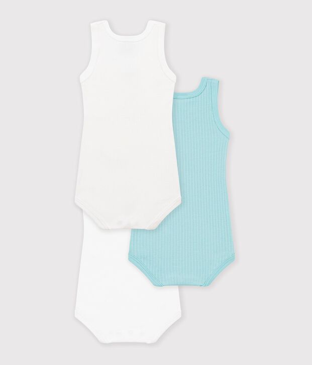 Lot de 3 bodies d&eacute;bardeurs b&eacute;b&eacute; multicouleur