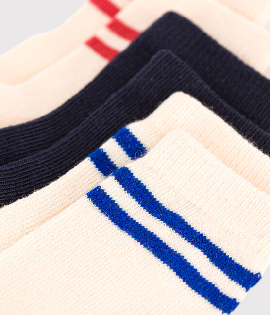 3 paires de chaussettes en coton rayures bébé variante 1