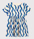 Robe manches courtes à imprimé en coton enfant fille