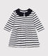 Robe manches longues en jersey épais bébé