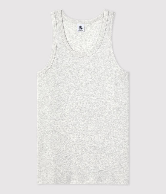 Débardeur L'ICONIQUE en coton Femme gris BELUGA CHINE