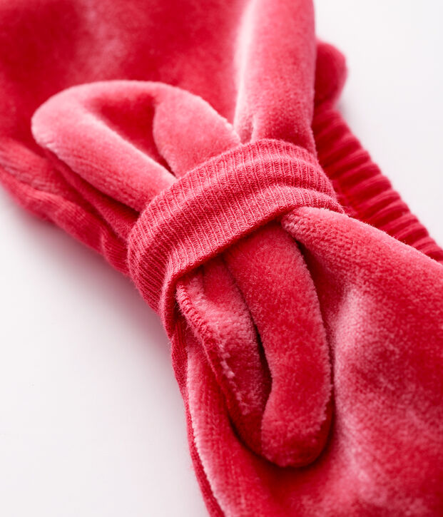 Bandeau &agrave; n&oelig;ud b&eacute;b&eacute; fille rose