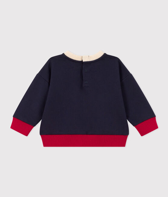 Sweatshirt en molleton bébé bleu SMOKING