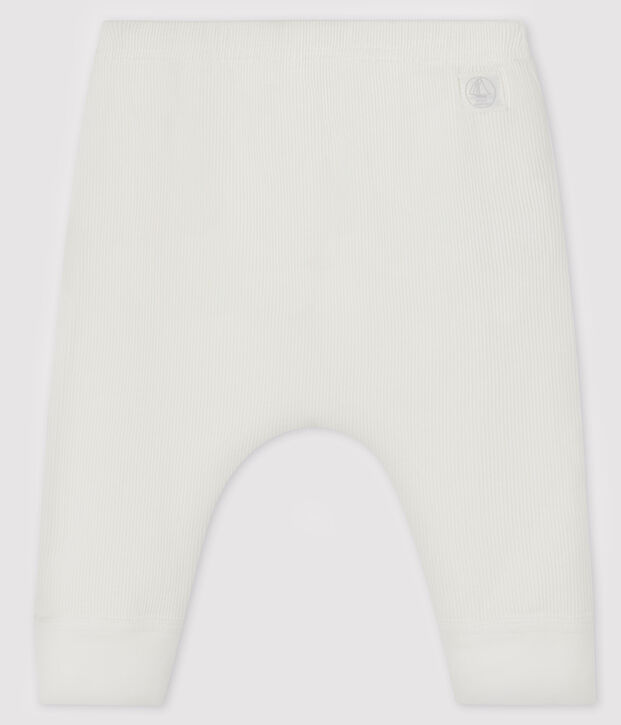 Cale&ccedil;on b&eacute;b&eacute; en c&ocirc;te 2x2 blanc