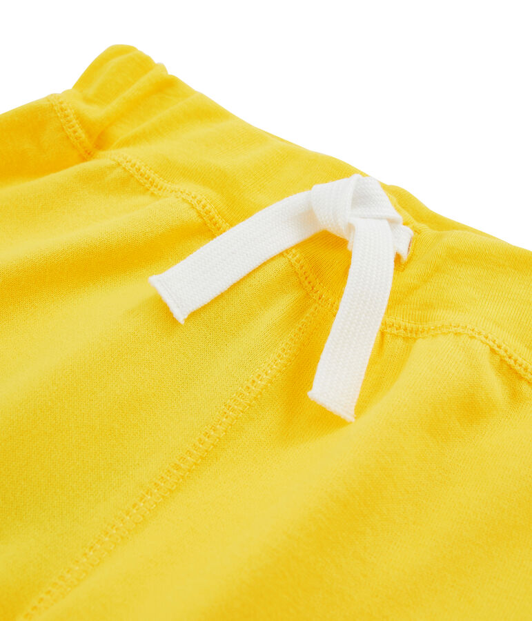 Bermuda enfant gar&ccedil;on jaune JAUNE