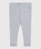 Legging bébé en coton uni gris FUMEE CHINE