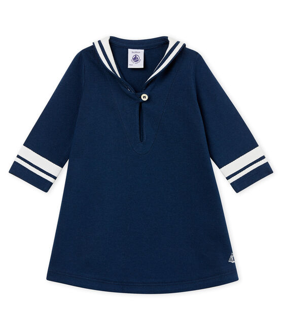 Robe manches longues col vareuse bébé fille HADDOCK