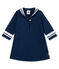 Robe manches longues col vareuse bébé fille HADDOCK