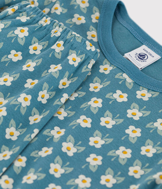 Pyjama ajusté petite fille en coton POLOCHON/ MULTICO