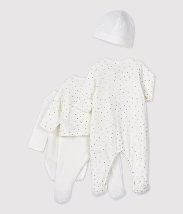 Kit des premiers jours de b&eacute;b&eacute; en coton biologique multicouleur