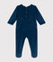 Dors bien en velours bébé bleu INCOGNITO