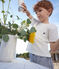 Tee-shirt manches courtes enfant garçon blanc MARSHMALLOW
