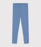Legging en jersey élasthanne enfant fille bleu BEACH