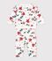 Ensemble sweatshirt et pantalon b&eacute;b&eacute; en coton imprim&eacute; &agrave; fleurs &eacute;cru/multicouleur