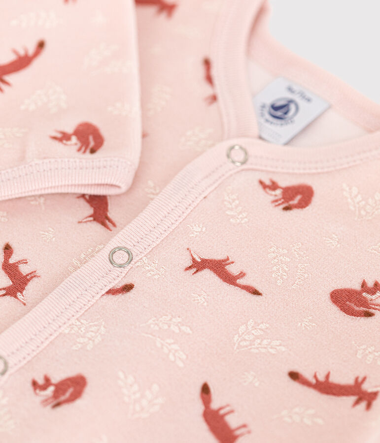 Dors bien en velours b&eacute;b&eacute; SALINE/ AVALANCHE/ MULTICO