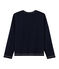 Tee-shirt sérigraphié enfant fille bleu SMOKING
