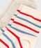 2 paires de chaussettes bébé en coton à rayures variante 1