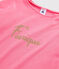Tee shirt manches longues enfant fille rose CUPCAKE