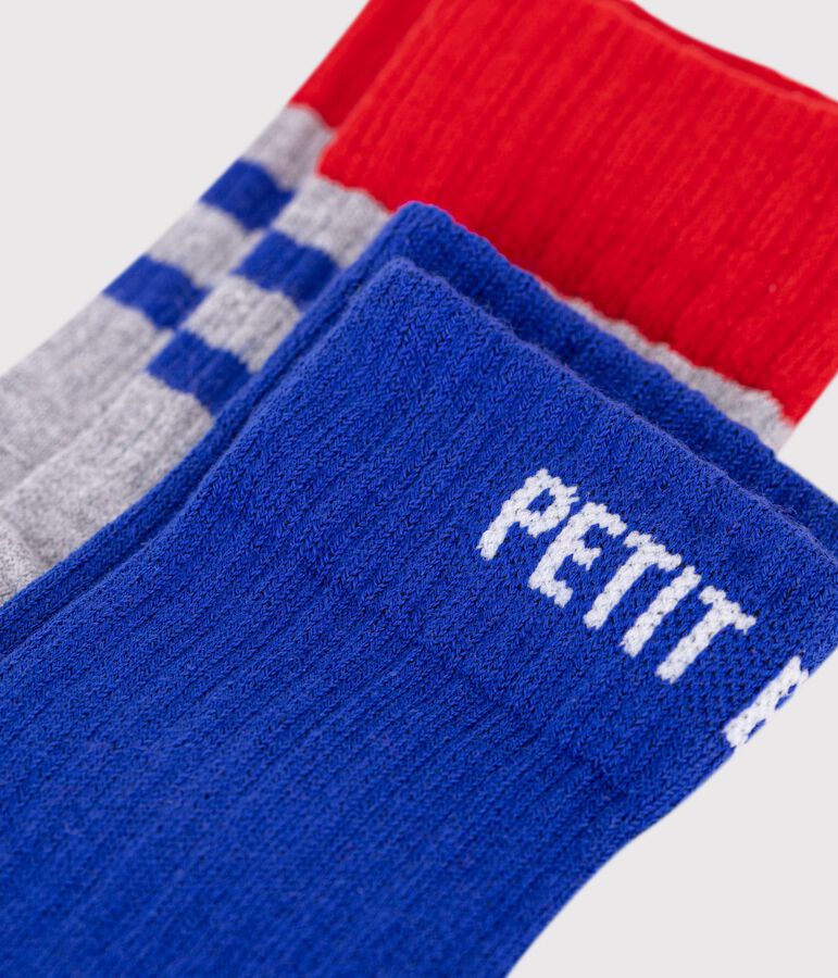 2 paires de chaussettes enfant en coton sport variante 1