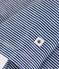 Tee shirt manches longues rayé en laine et coton enfant bleu MEDIEVAL/blanc MARSHMALLOW