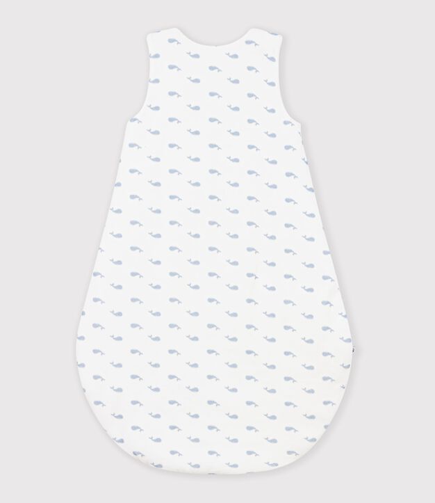 Gigoteuse b&eacute;b&eacute; en velours imprim&eacute; baleines TOG 3 bleu/bleu