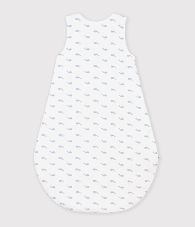 Gigoteuse b&eacute;b&eacute; en velours imprim&eacute; baleines TOG 3 bleu/bleu