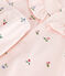 Robe bébé en coton à manches courtes et bloomer imprimé fruits rose FLEUR/blanc MULTICO