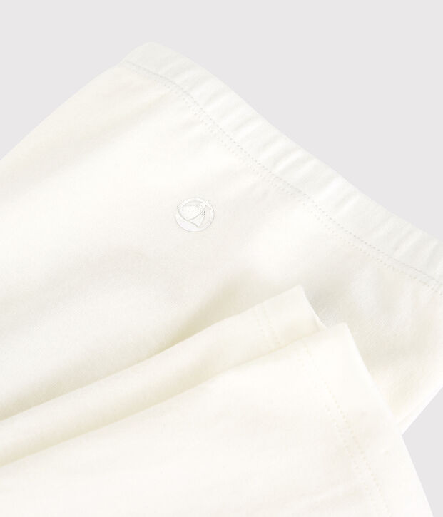 Legging en jersey enfant fille blanc
