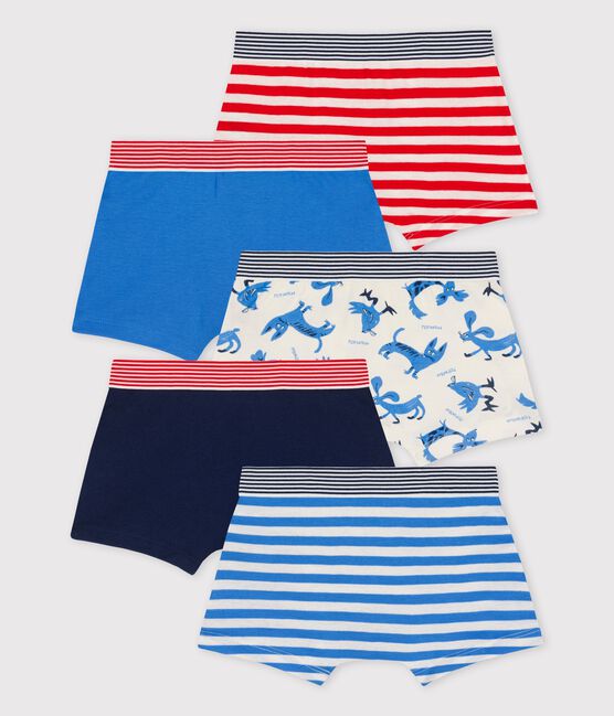 Lot de 5 boxers petit garçon en coton variante 1