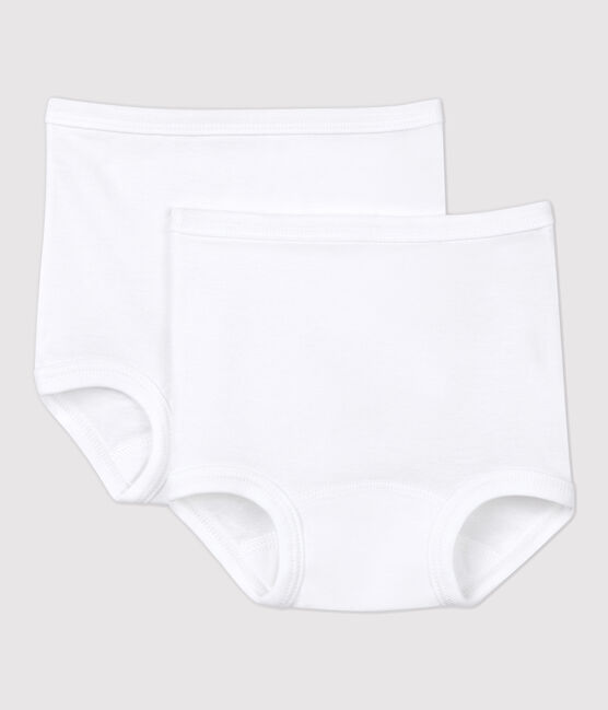 Lot de 2 de culottes blanches bébé variante 1