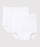 Lot de 2 de culottes blanches bébé variante 1