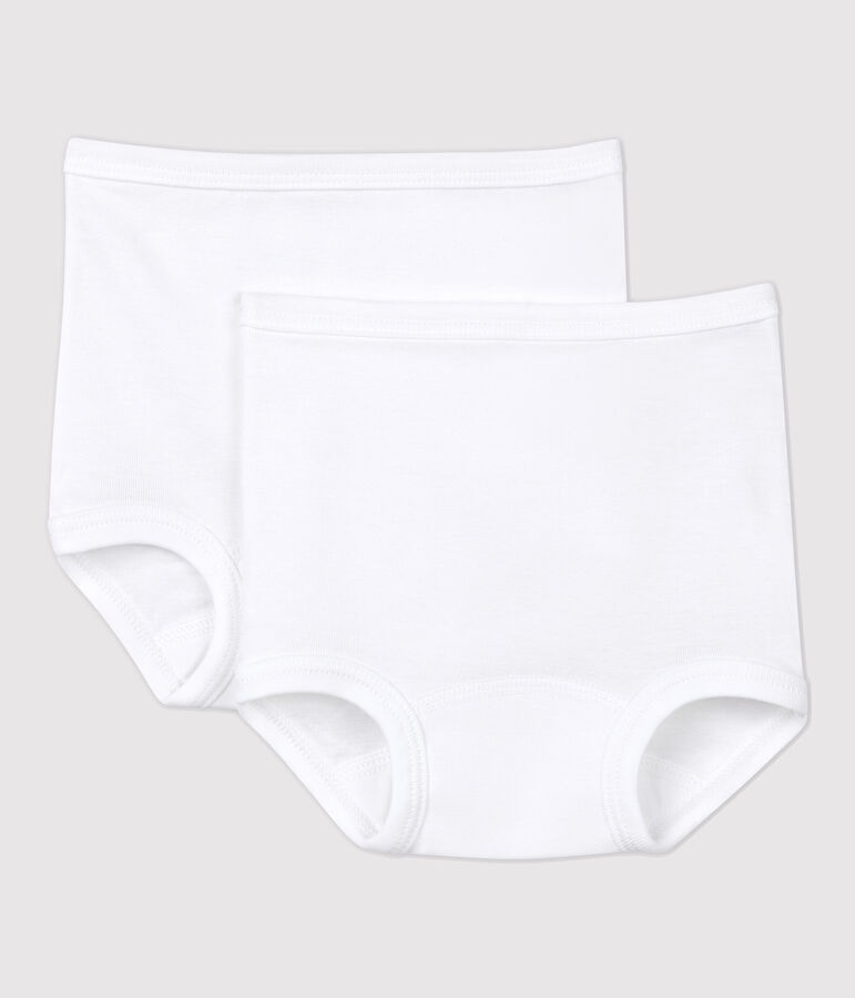 Lot de 2 de culottes blanches b&eacute;b&eacute; variante 1