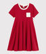 Robe manches courtes en jersey enfant fille